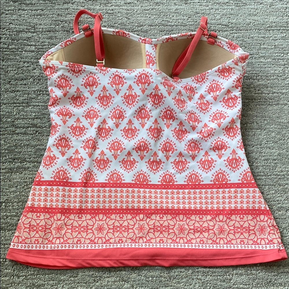 Cabana Life White Camisole Bustier Swim Top - Picture 2 of 5